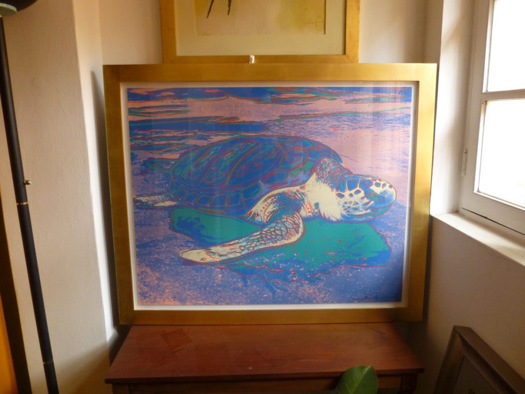 Une sérigraphie de Andy Warhol.