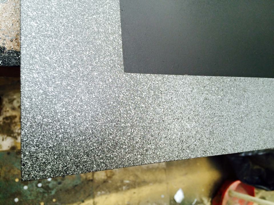 Création de finition de cadre type Granit.